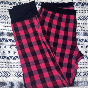 Plaid Hot Pink & Black VS Pjs